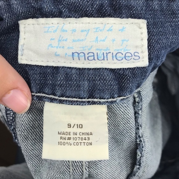 Maurices Denim Double Button Jean Mini Skirt - Picture 8 of 10